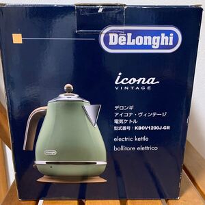 DeLonghi KBOV1200J-GR★デロンギ アイコナ・ヴィンテー 電気ケトル