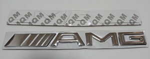 AMGロゴエンブレム【メッキ】3D立体デザインベンツエンブレム