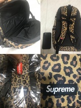 2020AW■Supremeシュプリーム■Leopard Backpack Bag/レオパード バックパック/リュックサック/バッグBack packボックスロゴ20AW/20FW/FW20_画像5