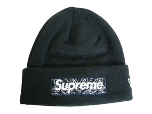 2019AW■Supremeシュプリーム■NEWERA Bandana Box Logo Beanie/バンダナ ボックスロゴビーニー/ニットキャップ/New era/ニット帽ニットCAP