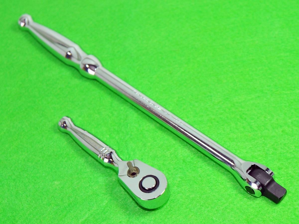 絶版品 KTC 旧型 3/8(9.5)スピンナーハンドル BS3 平型グリップ KTC 9.5 スピンナハンドル 新品 送料込み