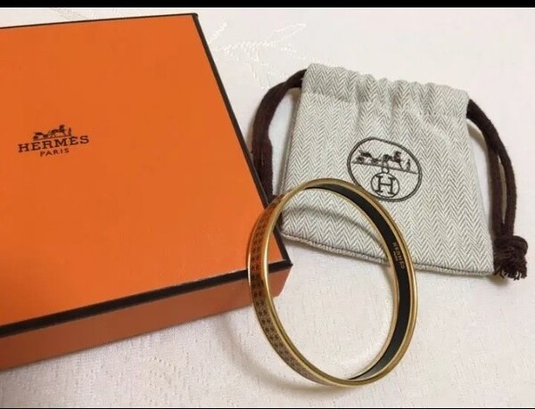 HERMES エルメス エマイユ 七宝バングル