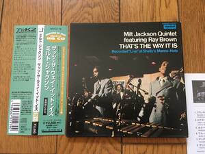 紙ジャケ！テディ・エドワーズ&ミルト・ジャクソン TEDDY EDWARDS&MILT JACKSON＋MONTY ALEXANDER TRIO※ベースはレイ・ブラウン RAY BROWN