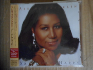 CD Aretha Franklin「SO DAMN HAPPY」国内盤 BVCA-21149 シュリンク付き 盤・帯・ 解説・歌詞・対訳とも綺麗 日本盤のみ+2曲の全13曲