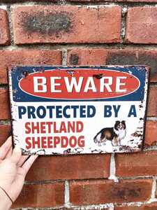 sheto Land sheep dog owner signboard 