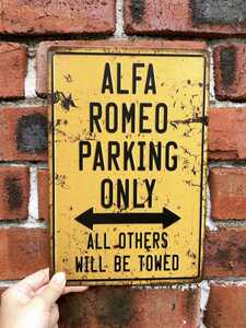  Alpha Romeo parking autograph 