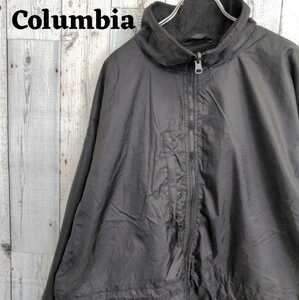 美品 90s コロンビア columbiaブルゾンナイロンジャケットブラック黒M