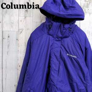 90s コロンビア columbia マウンテンパーカー パープル(紫)3L
