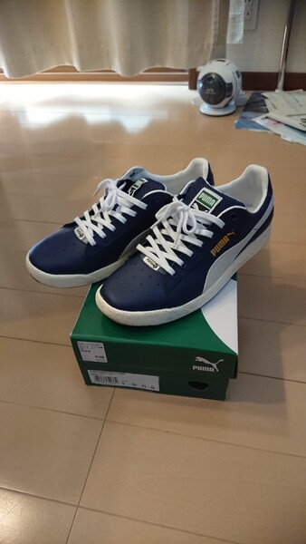 PUMA プーマ コンペスタークラシック 紺 28cm 極美品