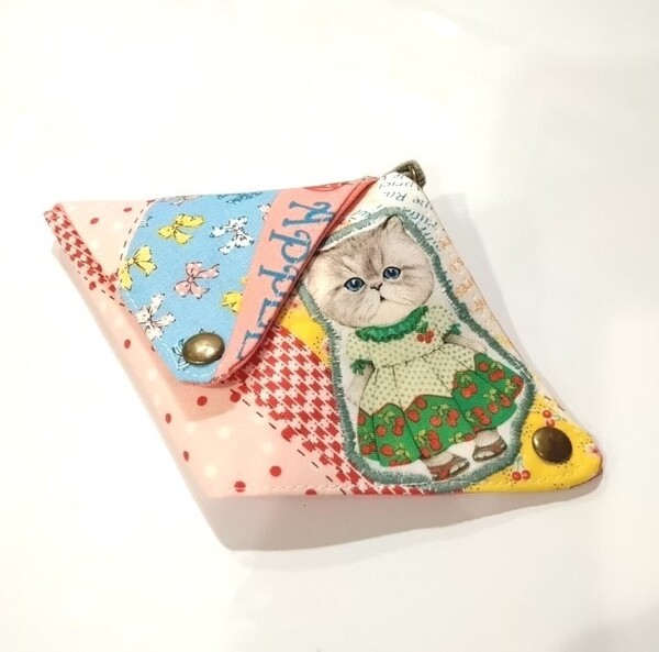 さんかくミニポーチ コインケース ハンドメイド コヤンイサムチョン