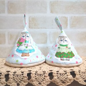 3角 鍋つかみ ハンドメイド