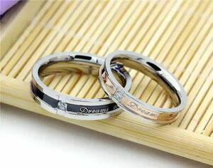  stamp pairing stainless steel ring stainless steel ring pin key ring 