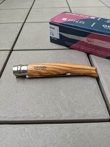 オピネル スリムナイフ オリーブ #10 新品未使用