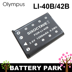 Olympus LI-40B LI-42B 互換バッテリー μTOUGH-3000 μ1050SW μ1200 μ-5000 μ-7000 μ720SW μ730 μ790SW μ830 μ850SW