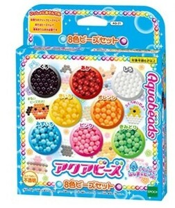 【新品】エポック(EPOCH) アクアビーズ 8色ビーズセット