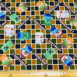 6☆マインクラフト 生地 約140×55cm