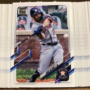 2021 topps montgomery 582 限定　jose altuve