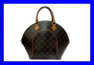 ●本物 ヴィトン VUITTON エリプスＭＭ M51126 モノグラム ハンドバッグ シェル殻 貝殻 Z2752