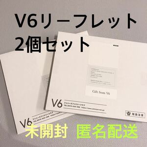 V6 ファンクラブ限定リーフレット　オリジナルフォトアルバム　2個セット