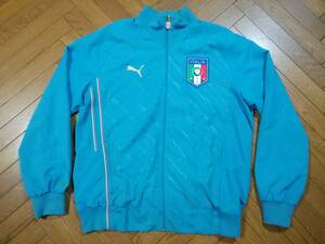 【PUMA プーマ イタリア代表】 ITALIA Azzurri 2009年試合入場着用ジャケット サッカー フットサル サイズ：XL