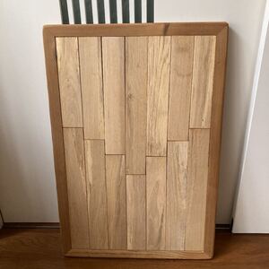 テーブルの天板 オーク材 アウトドアテーブル 手作り