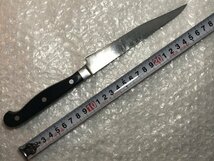 【　サムライ魂21　】　　洋包丁　ペティナイフ　　刃渡り約150mm　　SAMURAI SPIRIT DROP FORGED STAINLESS_画像2