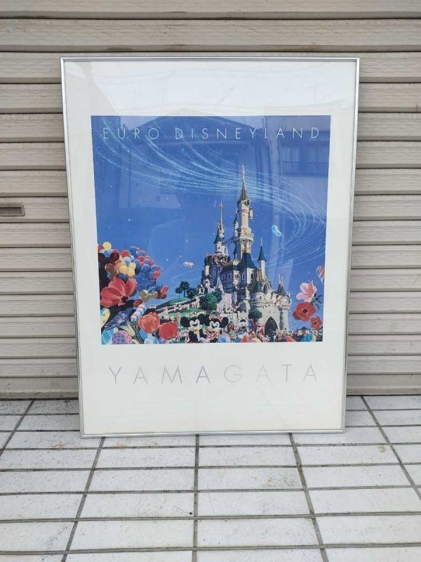 額入りポスター ヒロヤマガタ Cp 額入り 幅637mm 高さ673mm ヒロヤマガタdisney At Night Hy1 インテリア ディズニーアットナイト おしゃれ
