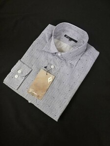 G-STAGE 長袖シャツ Ｙシャツ ドレスシャツ ビジネス カジュアル ワイドカラー 46 Mサイズ 370613 ブルー
