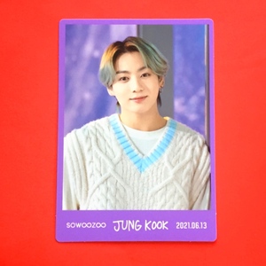 防弾少年団 BTS 2021 MUSTER SOWOOZOO 公式 MINI PHOTO CARD ランダム ミニフォトカード JUNGKOOK 1 ジョングク グク