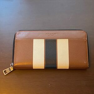 COACH コーチ 長財布 ウォレット メンズ レディース ユニセックス 状態良好