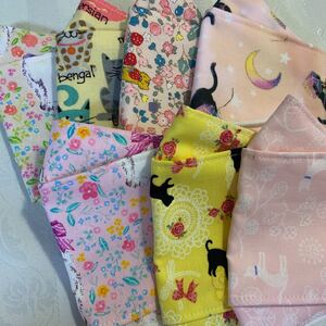 立体インナーカバー 7枚セット ねこ柄