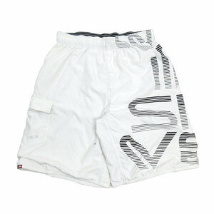 k■クイックシルバー/QUIKSILVER 水陸両用 ボードショーツ/ハーフパンツ【S】白/MENS■113【中古】