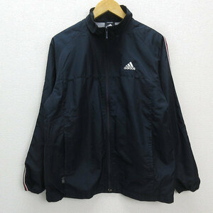 n■アディダス/adidas ラトレーニングジャケット JKT【S】紺/MENS/119【中古】