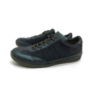 y■【43】マークジェイコブス/MARC JACOBSウイングチップ キャンバスシューズ■黒MENS/101【中古】