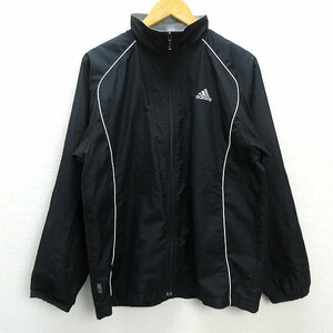 n■アディダス/adidas トレーニングジャケットJKT【S】黒/MENS/70【中古】