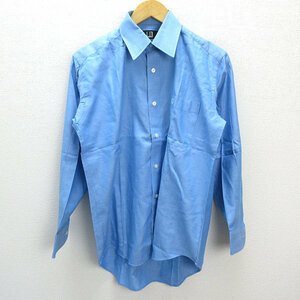 n# Dunhill /dunhill long sleeve shirt [40-82] blue series /MENS/155[ used ]