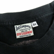 k■テッドマン/TED COMPANY DEVILS EQUIPMENT 鬼面仏心 プリントTシャツ【44】黒/MENS■39【中古】_画像3