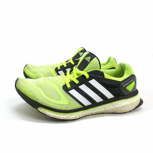 y■【26cm】アディダス/ADIDAS ENERGY BOOST ランニングシューズ■蛍光MENS/53 【中古】