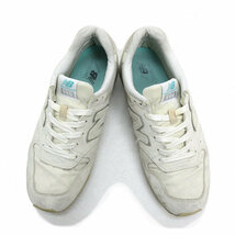 y■【25cm】ニューバランス/NewBalance WR996EAスエードスニーカー■白LADIES/54【中古】_画像2