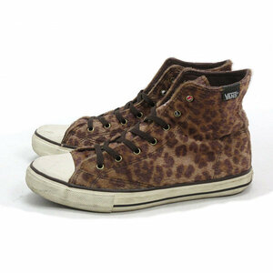 y#[US6H] Vans /VANS V66LEOPARD Leopard рисунок - lako style спортивные туфли # чай MENS/61[ б/у ]