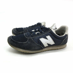 y■【24cm】ニューバランス/NewBalance U220MVナイロンスニーカー■紺LADIES/52【中古】