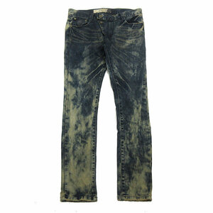 k# Ape liru77/April77 JOEY OVERDRIVE Chemical woshu обтягивающие джинсы брюки [3]MENS#57[ б/у ]