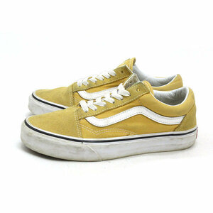 k■【23.5cm】バンズ/VANS 500714 OLD SKOOL SUITING オールドスクール/スニーカー/黄/LADIES/4【中古】