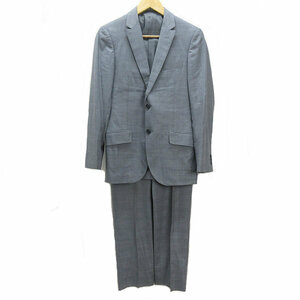 Z# United Arrows /UNITED ARROWS GLR 2. button wool suit set # ash [44]MENS/ thin /78[ used ]