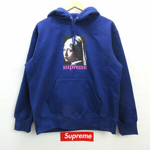 Z■新品■シュプリーム/SUPREMEパール フーデッド スウェットシャツPearl hooded sweatshirtsパーカ/青【メンズS】カナダ製/2020AW