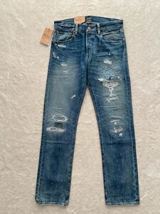  tag attaching POLO RALPH LAUREN size28-30 jeans slim strut Vintage processing Polo Ralph Lauren 