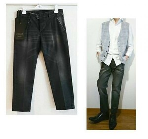 新品★最大値下げ★Danielealessandrini ダニエレアレッサンドリーニ ブラックサイズ32 パンツ デニムパンツ made in italy