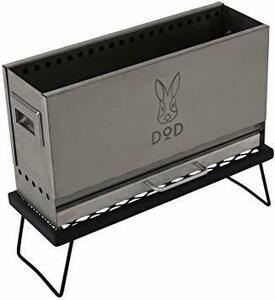DOD(ディーオーディー) めちゃもえファイヤー 2次燃焼 の見える 焚き火台 耐熱テーブル 収納袋 標準付属 Q3-626-S