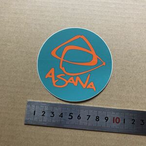 送料無料 ★即決 ASANA ステッカー ★ アサナ ボルダリング チョークバック シール デカール アウトドア イボルブ