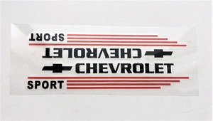  редкий ограниченный товар включая доставку CHEVRLET чёрный серия наклейка-логотип 